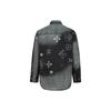 Evisu Trademark Embroidered And Family Flower Printed Button Denim Jacket Men jackets 2ESHTM4SJ1014XXDP