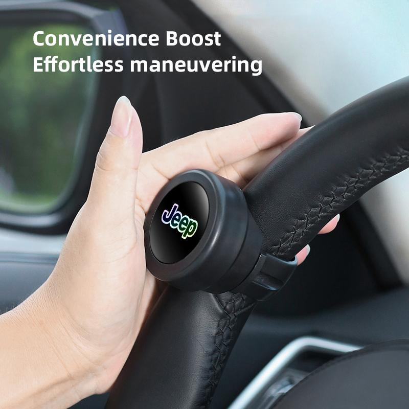 Car Steering Wheel Booster 360 Degree Rotation Steering Wheel Knob Ball Labor-saving One Hand Control For Jeep Renegade Compass AJU1
