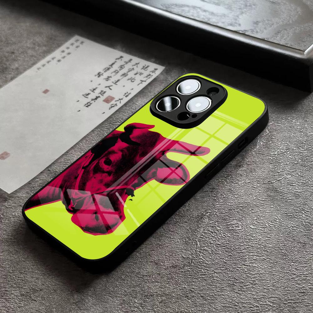 Чехол для телефона с рисунком Энди Уорхола для IPhone 16 Pro Max 15 Plus 14 Pro 12 11 13 Mini X XR XS Max 8 7 Plus SE Стеклянная крышка