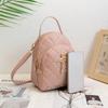Mini Backpack for Women Cute Swan Hanging Embroidery Small Backpack Purse Girls Leather Bookbag Ladies Satchel Bags