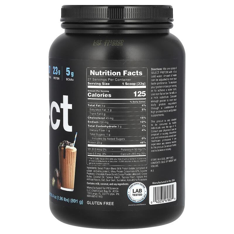 Select Protein™ Powder Drink Mix, Chocolate Truffle, 1.96 lbs (891 g)