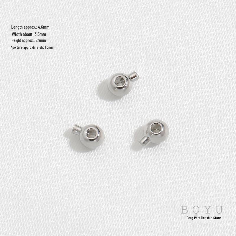 Застежка-зажим с позиционированием из 14-каратного золота для DIY жемчужного ожерелья - Защищающая цветная наконечник для бусин