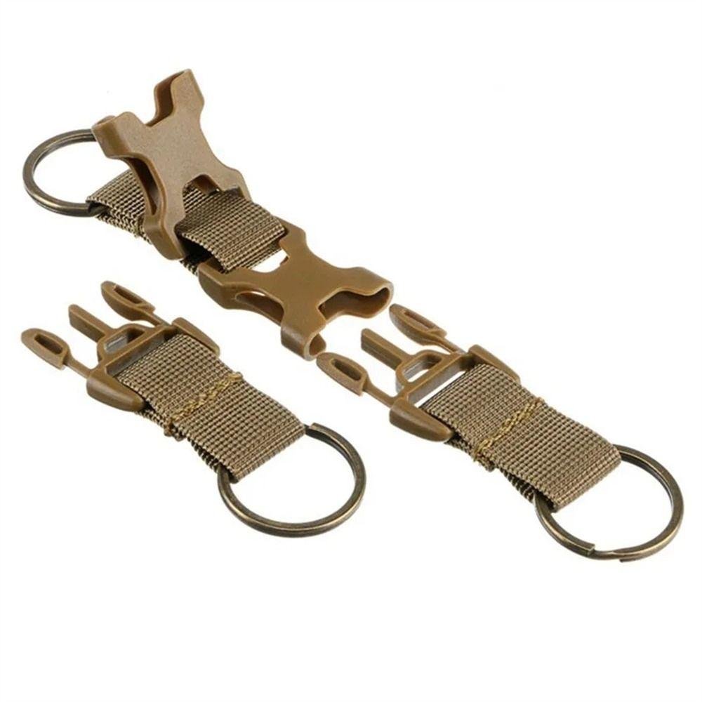Multifunctional Camping Keychain Holder Quick Release Outdoor Molle Clip Durable Outdoor Sport