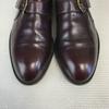 80s-90s Vintage Delmont American Way leather Goodyear welt monk strap 10.5D 28.0 brown(USED)