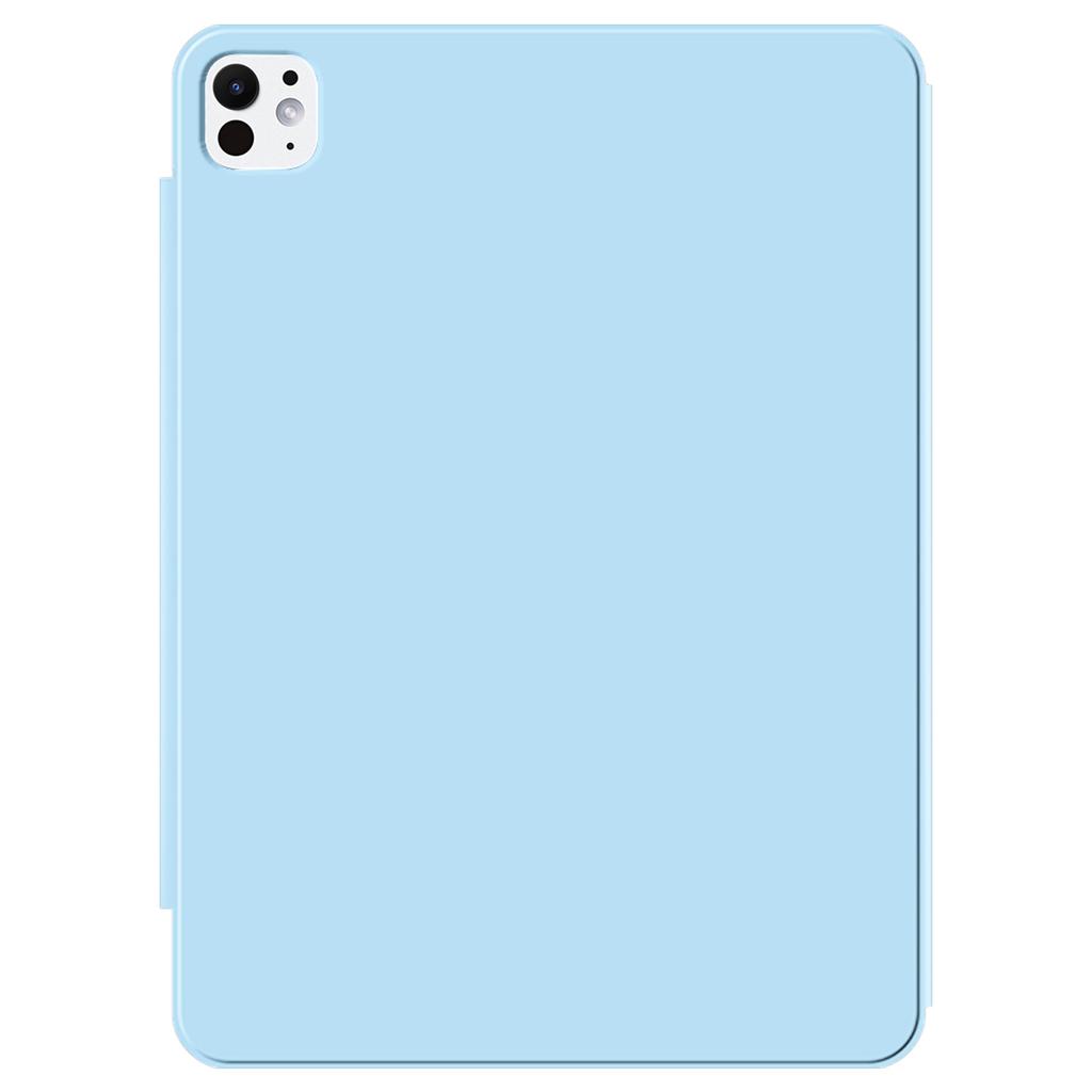 Для iPad Про 11 (2024) (М4) Чехол для планшета из искусственной кожи с магнитным креплением и тройной подставкой, устойчивый к падениям