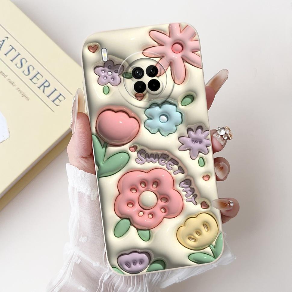 Чехол для Huawei Y9a FRL-23 FRL-L22 Модный расписной чехол Мягкий силиконовый ТПУ Чехол для телефона Для Huawei Y 9a Y9a Задняя крышка