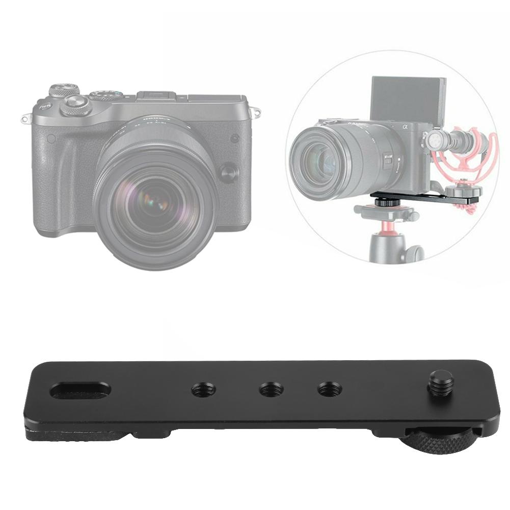Extension Mount Bracket Tripod Hot Shoe for SONY A6400 A6300 for Canon M6 M50 Mirrorless Camera