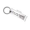 Double Sided Mirror Polishing Drive Safe Keychain Letter Keychain  Anniversary