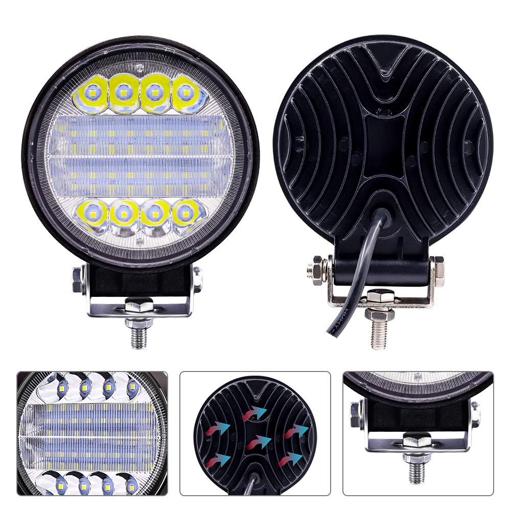 Aoling LED Рабочий свет с синим кальмаром Рабочий Вспомогательный Дневной ходовой свет Комбо Задний Прожектор Противотуманный Вспомогательный Универсальный Автомобильный Экстерьер Ночная Рыбалка