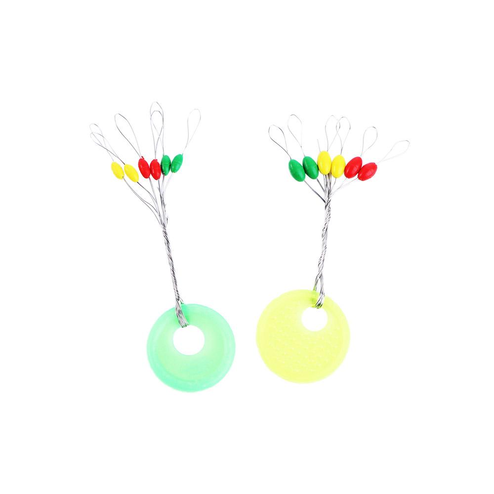 Tool Colorful Rubber Float Rubber Space Beans Fishing Float Fishing Bobber Oval Floating Stopper