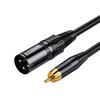 RCA to XLR Adapter Cable for Speaker, Microphone, Guitar, and Instrument Connection