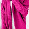 2026 Oversized Hooded Knit Sweater With Batwing Sleeves Soft Acrylic Blend Streetwear Loose Fit