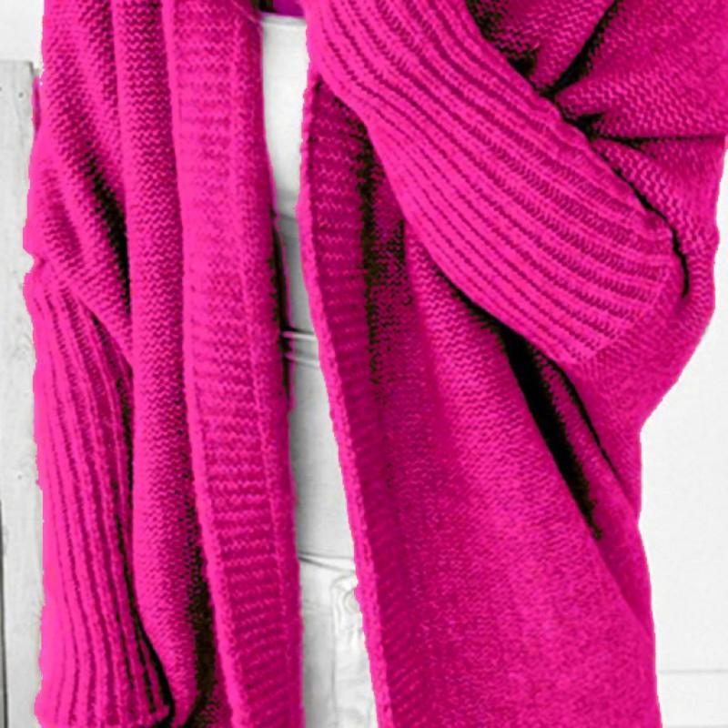 2026 Oversized Hooded Knit Sweater With Batwing Sleeves Soft Acrylic Blend Streetwear Loose Fit