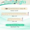 2/3Pcs 15/20/30cm Metal Ruler Aluminum Alloy Rulers with Centimeters Millimeters Inches and Conversion Table Straight Edge Ruler