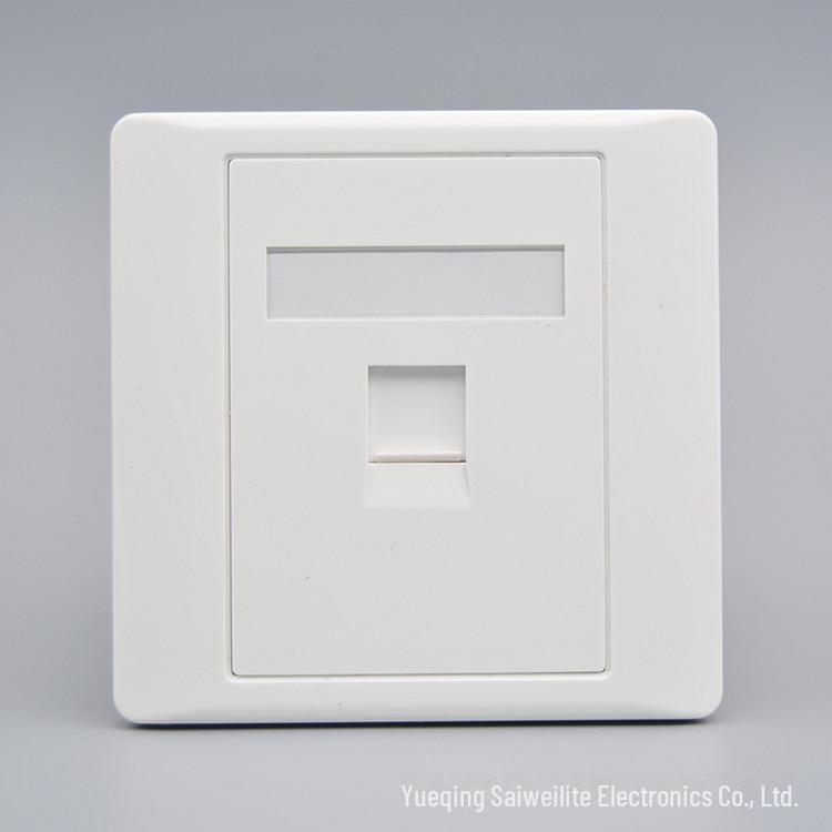 Панель сетевых розеток с одним портом типа 86 — компьютерный модуль Cat 5