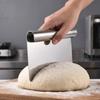 Flat Shovel Bench Flour Scraper 304 Stainless Steel Cake Divider Easy Cleaning Dough Cutter  Baking