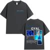 Панк Y2K Одежда Bad Gyal Альбом Тур Двусторонний Принт Графика Футболки Оверсайз Хип-Хоп Футболка Повседневный Стиль Комфортный Унисекс