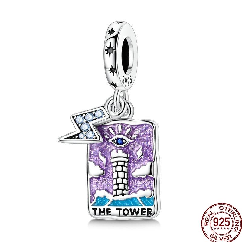 Шармы Медь Карта Таро Дьявол Отшельник Колесо Фортуны Солнце Звезда Подвеска Подходит для Браслетов Ожерелья DIY Ювелирные изделия