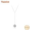 Tancision S925 стерлингового серебра Роскошное индивидуальное ожерелье с подвеской женское классическое ожерелье Tide ожерелье подарок на вечеринку