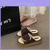 Cozy And Stylish Fuzzy Slippers For Women With Thick Sole For Winter Comfort And Indoor Use