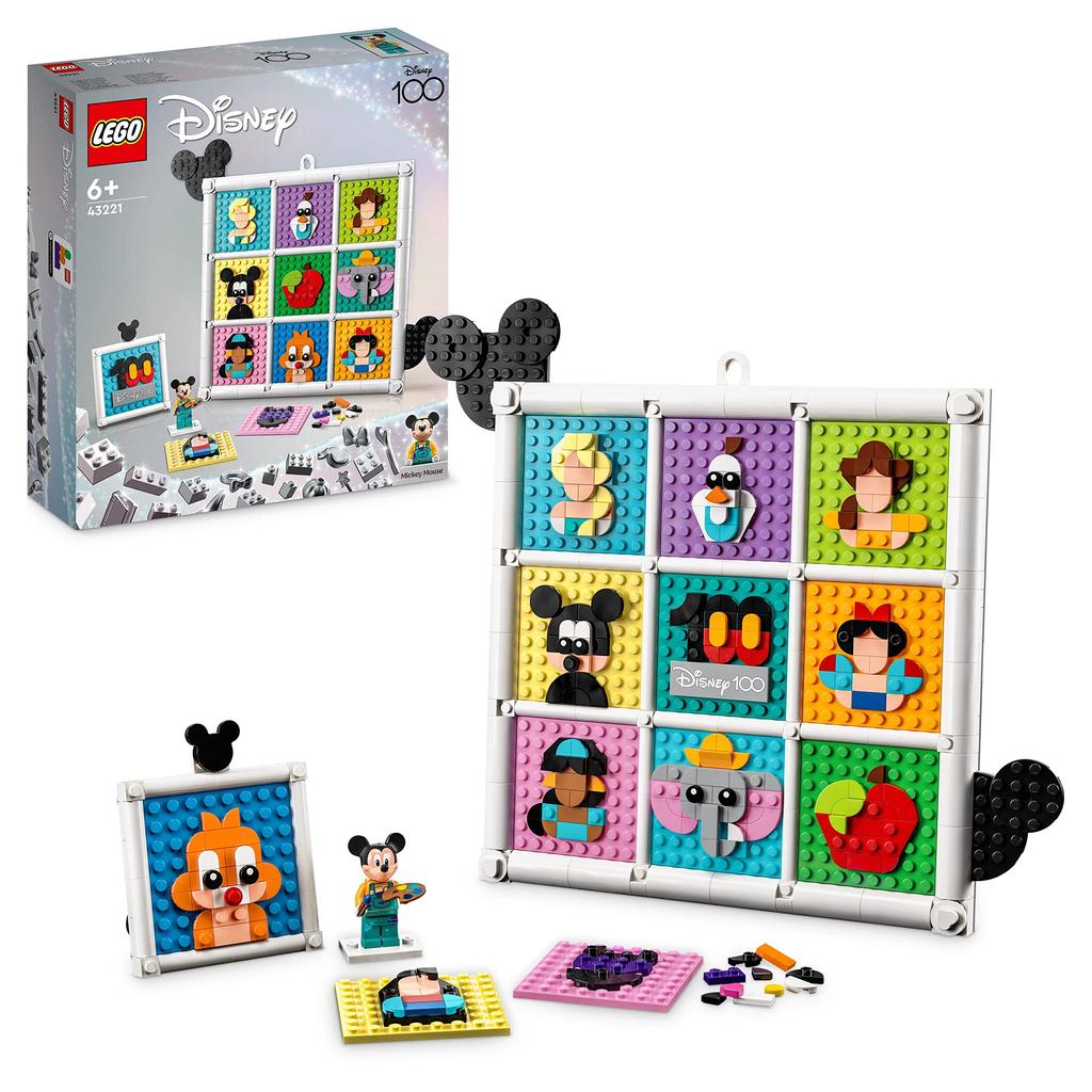 LEGO Disney 100 Популярная игрушка-блок 43221 в честь 100-летнего юбилея Disney. Подарочная коллекция для девочек в возрасте от 6 лет! ~