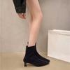 2025 Designer Leopard Print Women Ankle Boots Sexy Pointed Toe Short Booties Plus Size Woman High Heels Shoes De Mujer