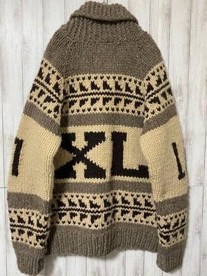 XLARGE x KANATA Свитер с узором Коуичан на молнии Ограниченный выпуск 50 Размер L Сделано в Канаде