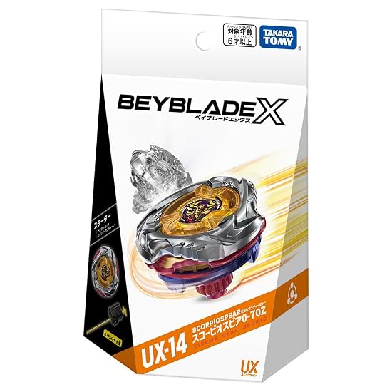 TAKARA TOMY BEYBLADE X UX-14 Стартовый набор Scorpio Spear 0-70Z
