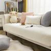 Sofa Cover Non-slip Plush Winter Sofa Cushion Seat Cushion Lamb Wool Sofa Cushion Living Room