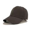 Stylish Plain Cotton Baseball Cap with Sun Protection and Embroidered Design