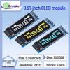 0.91" OLED 128x32 SSD1306 IIC Модуль дисплея, 4-контактный OLED-экран