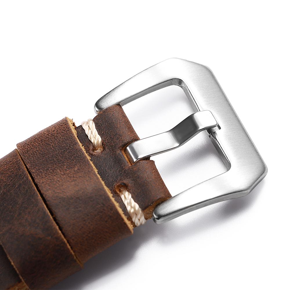 18 20 22 24 26 мм для Panerai Ремешок для часов из кожи Crazy Horse Винтажный сменный ремешок на запястье Ручная прошивка Ремешок для часов