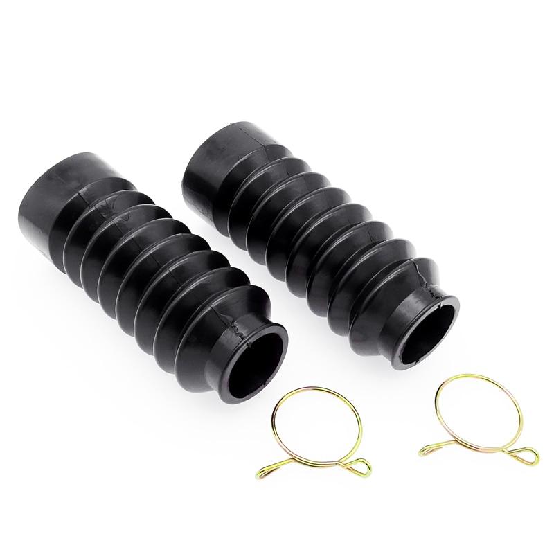 1 пара универсальных мотоциклетных гетр Gators, защита от ударов, защита от пыли, резиновая передняя крышка вилки для Yamaha Suzuki Kawasaki