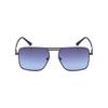 Punk Double Beam Sun Glasses Big Frame Men Eyewear Personalized Square Sunglasses  Unisex