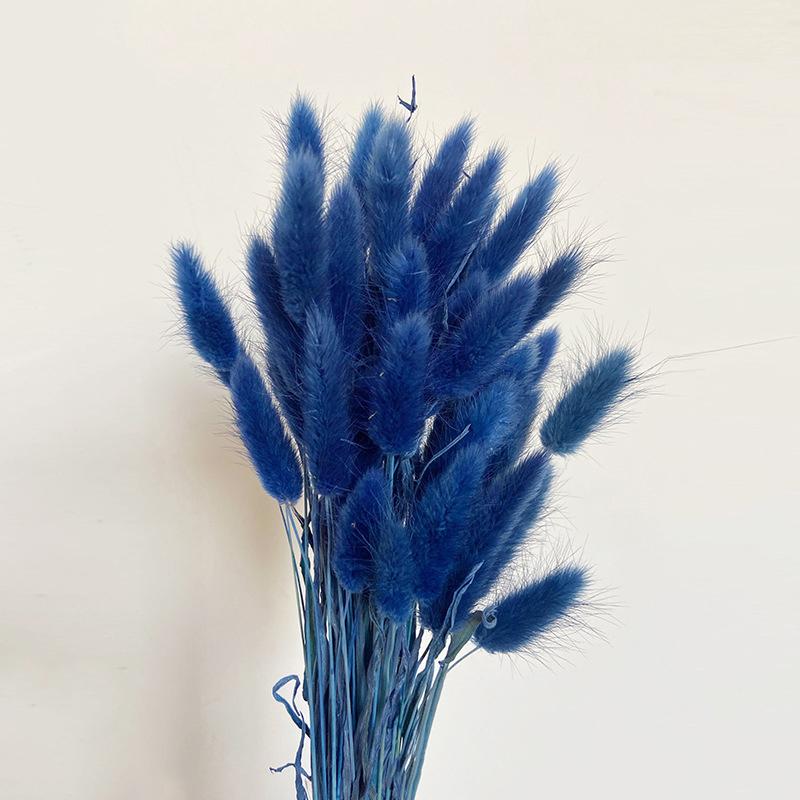 50 шт., букет из сухоцветов с изображением кролика и хвоста кролика, декор для свадебной вечеринки, пушистые пампасы, рождественская цветочная композиция своими руками