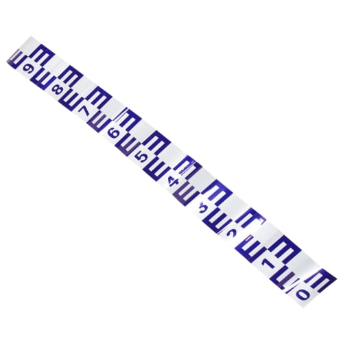 LEDMOMO 2-Piece Water Level Gauge, Self-Adhesive, Water Level Measuring Tool for Pools and Ponds, Reflective Scale Design, Convenient Water Level Mark