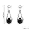 Серьги BLACKA AWN Модные Черные Гвоздики для Женщин Женские Бижутерия