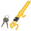 Relay Attack Prevention Steering Lock, Handle Lock, Keyed, Anti-Theft, Hook-and-Loop Type, Versatile