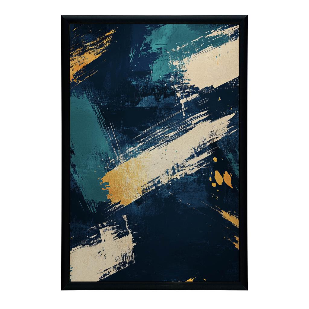 Artystyczny Rytm Artystyczny Rytm, 30X40 Cm, Rama Aluminiowa Złota, Papier Matowy 230 Gsm