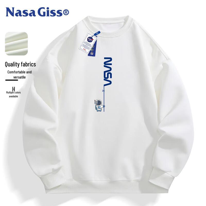 Мужской свитшот с круглым вырезом и длинным рукавом NASA GISS
