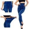 Imitation Denim Jeans Leggings Fashionable Printed Denim Leggings Stretch Fit Hip Lifting Pants