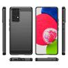 Carbon Case Flexible Cover For Samsung Galaxy A53 5G Black