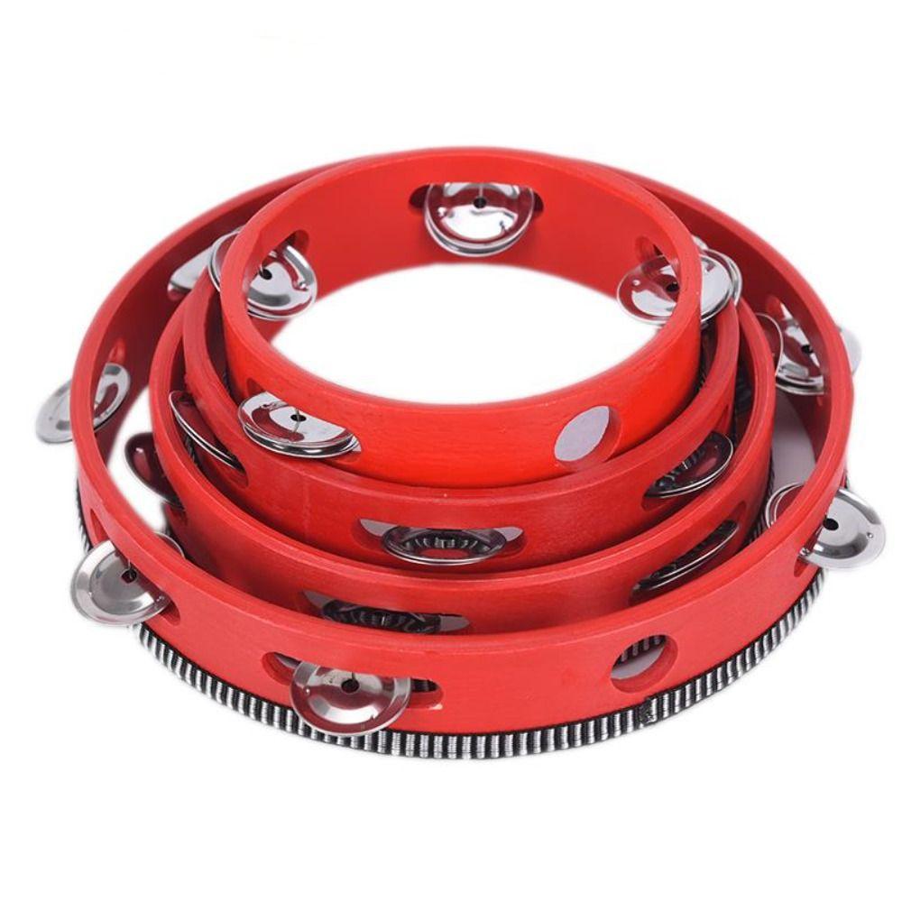 Dancing Toys Tambourines Musical Instrument 4/6/7/8/9/10in Percussion Drum Kids Games