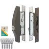 MIWA Sliding Door Lock Sliding Door Middle Key Lock Replacement Retrofit Entrance Door Mating Part Dimple 5 Keys Bronze Replacement Instruction Manual