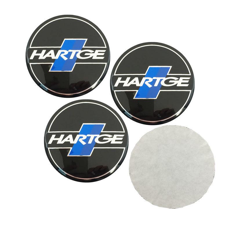 Car Wheels Center Hub Cap Stickers HARTGE Logo For Germany Modified RANGE ROVER Decorative Label Car Styling Badge Accessories