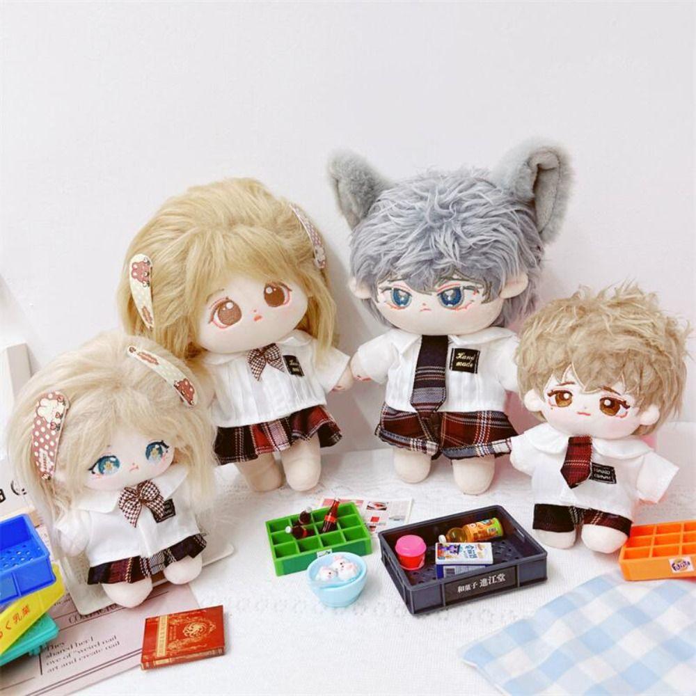 JK Uniform Preppy Cotton Doll‘s Clothes Plush Stuffed Cotton Doll Outfit Dress Playing House