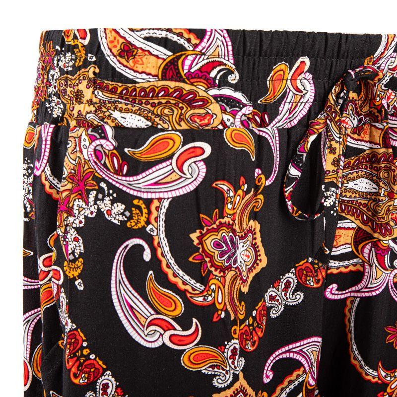 Струящиеся черно-красные брюки Женщина MANOUKIAN