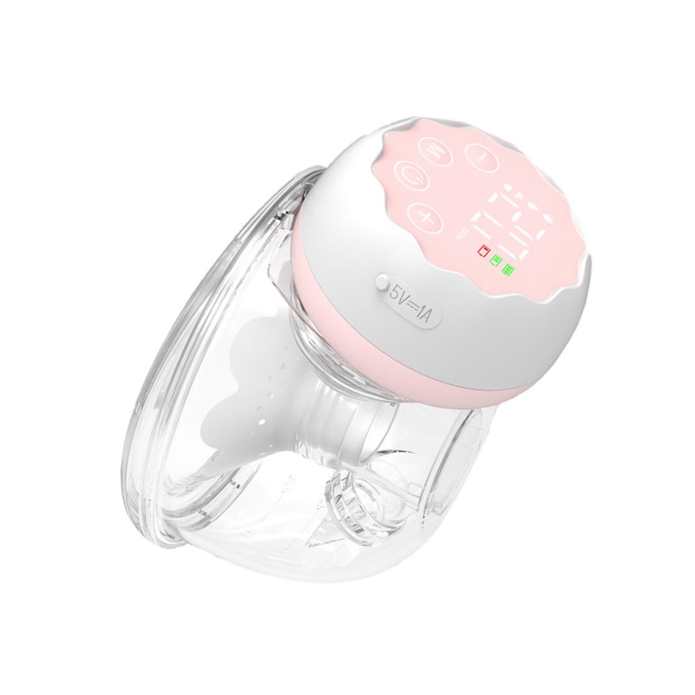 Переносной молокоотсос Электрический молокоотсос без помощи рук для грудного вскармливания 4 режима 12 Низкий уровень всасывания