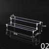 Acrylic Toy Display Stand Toy Model Car Accessories Transparent Perspex Shelf