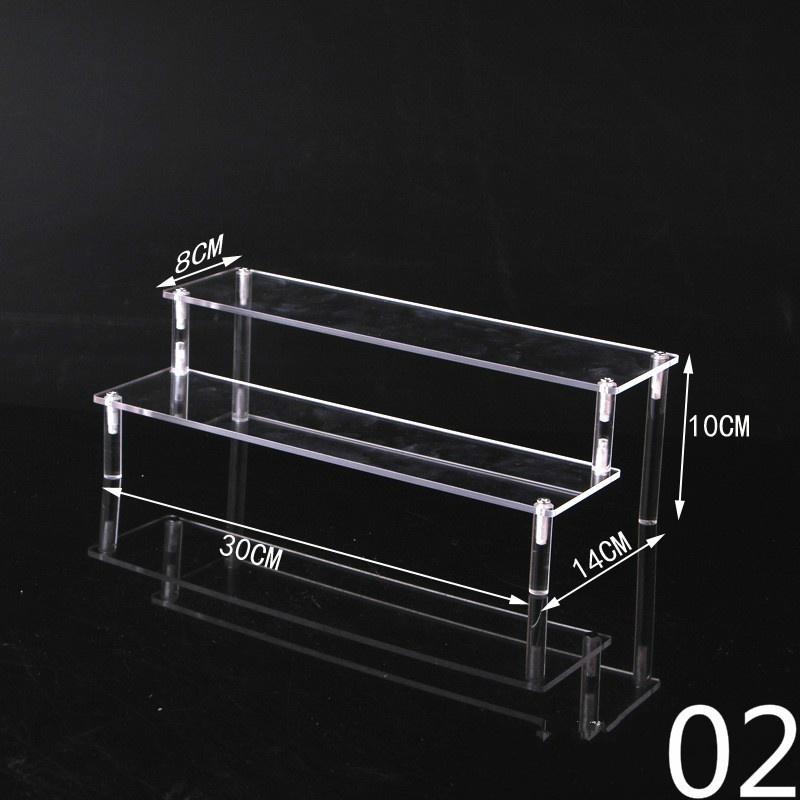 Acrylic Toy Display Stand Toy Model Car Accessories Transparent Perspex Shelf